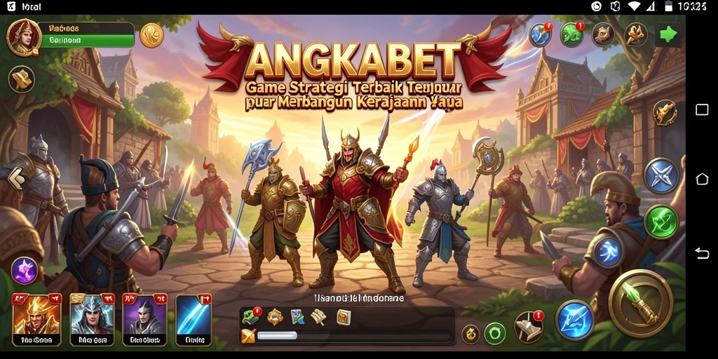 Screenshot gameplay <strong>ANGKABET</strong> menampilkan strategi bertempur yang menegangkan.