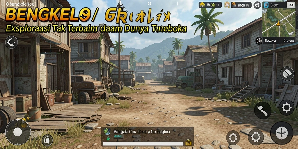 Tampilan gameplay <strong>BENGKEL69</strong> yang menakjubkan di dunia terbuka.