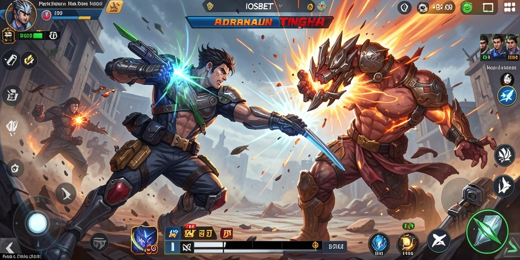 Tampilan menegangkan dari permainan aksi IOSBET dengan grafis memukau.