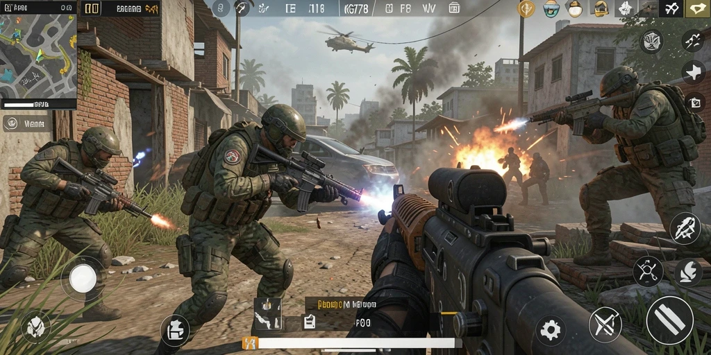 Gameplay seru dan intens dari KG778 dalam pertempuran FPS.