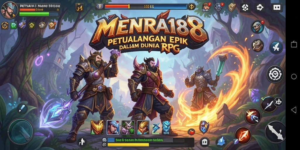 Tampilan gameplay RPG MENARA188 yang seru dan menantang.