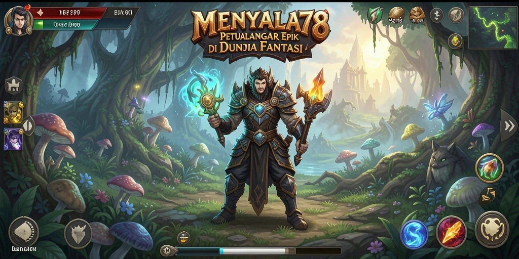 Screenshot MENYALA78 menampilkan petualangan epik dalam dunia RPG.