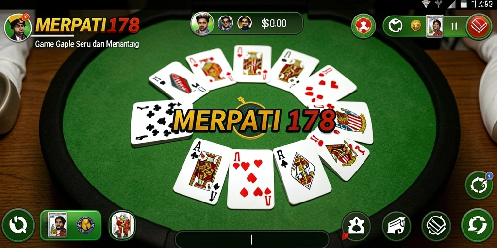 Tampilan gameplay Gaple yang menarik di MERPATI178.