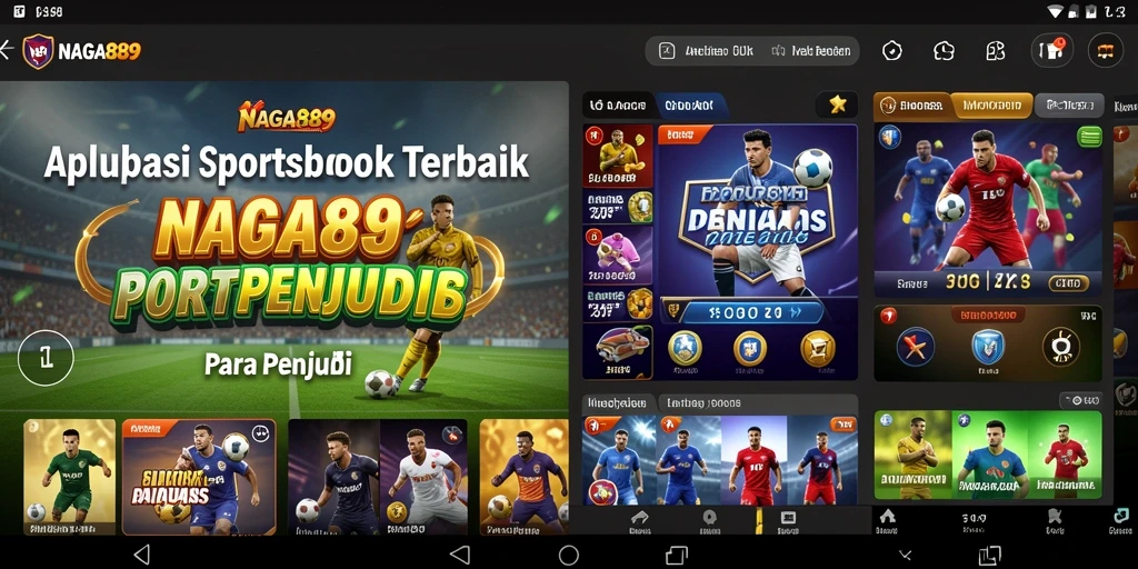 Tampilan gameplay NAGA889 dengan berbagai pilihan taruhan olahraga.