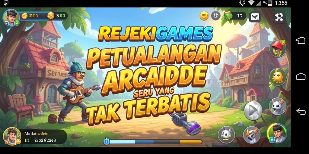 Tampilan gameplay seru di REJEKIGAMES dengan grafis menawan.